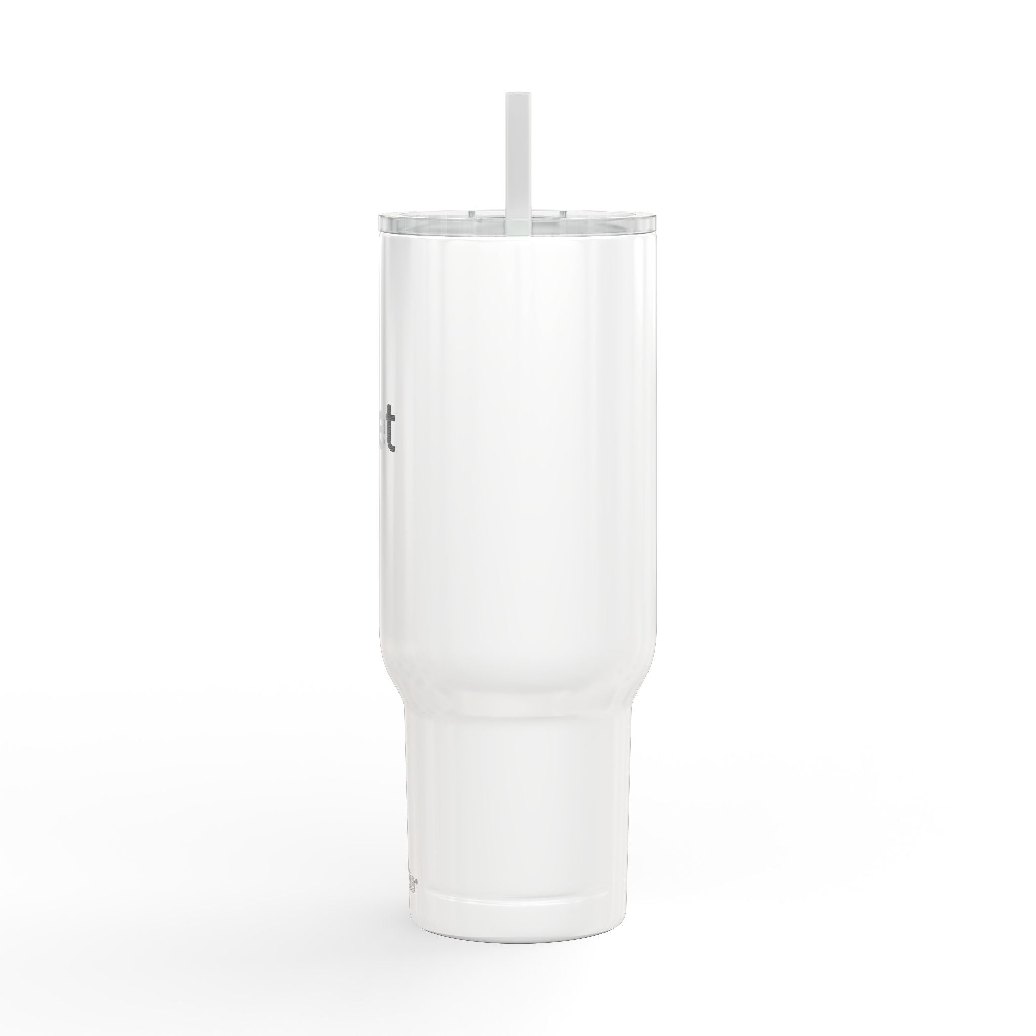 40oz Engraved Insulated Travel Mug with Lid & Straw