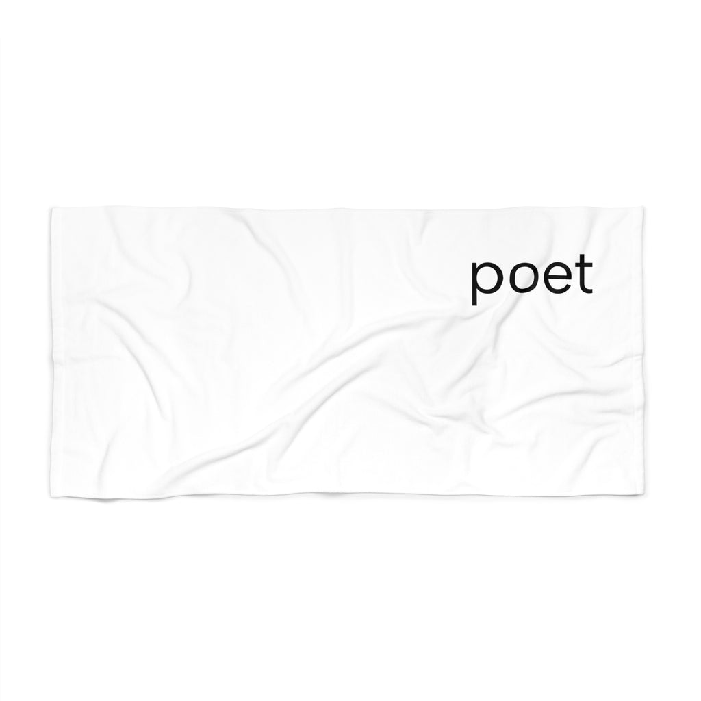Poet Beach Towel
