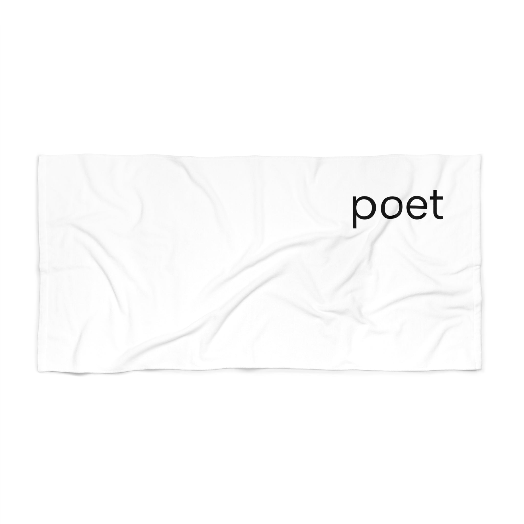 Poet Beach Towel