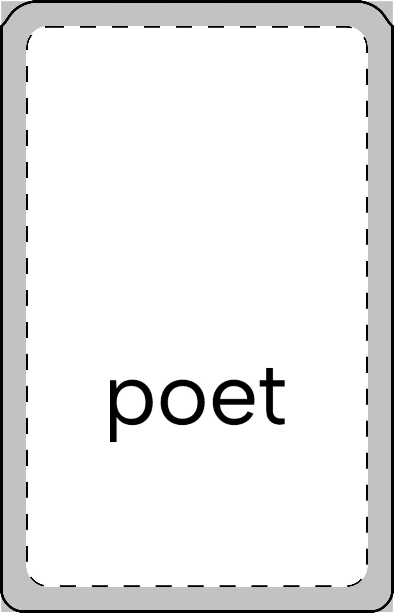 Classic Poet Mobile Card Holder